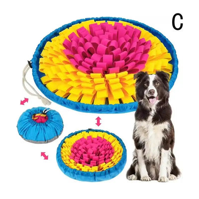 Tapis de Fouille Rond Pliable 44 cm pour Chien