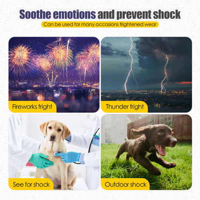 Vêtement Apaisant Anti-Anxiété avec Col Chauffe-Cou pour Chien