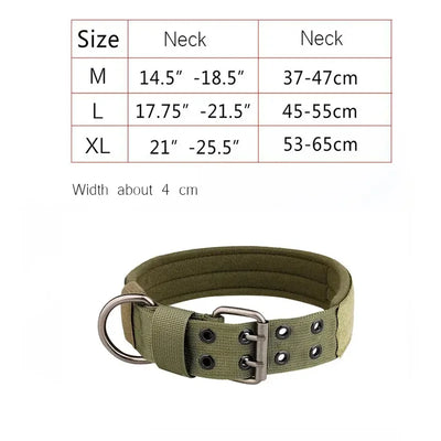 Harnais Tactique Nylon Molle Grand Chien et Accessoires Assortis
