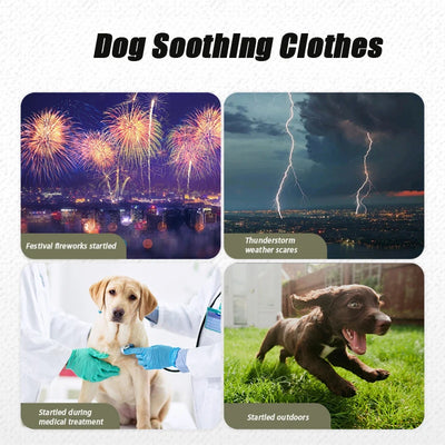 Vêtement Apaisant Anti-Anxiété Respirant Chien Orage 40 kg