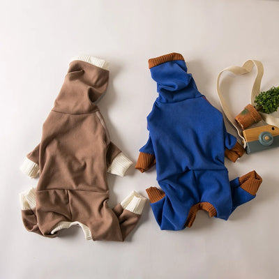 Pyjama Polaire Col Haut 4 Pattes Gros Chien