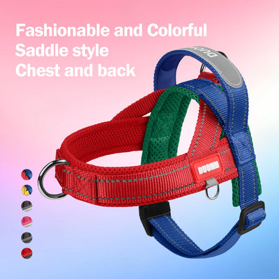 Harnais Chien Style Selle Réfléchissant Petit et Moyen Gabarit