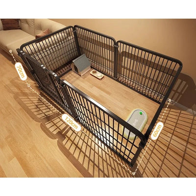 Enclos Modulable pour Chien d'Intérieur Haut et Robuste