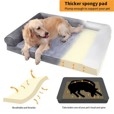 Lit pour chien xxl dehoussable - Gros-Chien.com