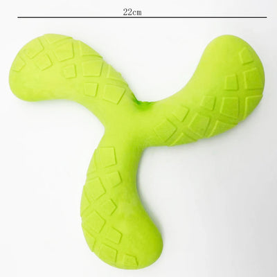Jouet Boomerang Couineur Gros Chien Triangle Flottant