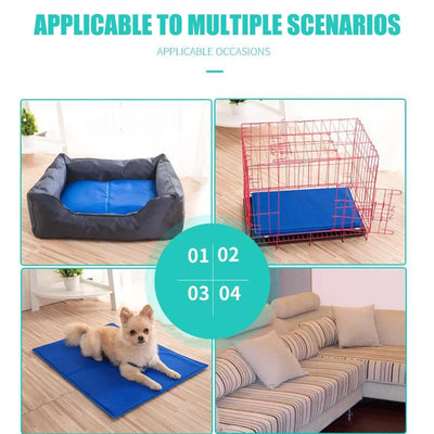 Tapis Rafraîchissant Chien et Chat en Gel Auto-Refroidissant