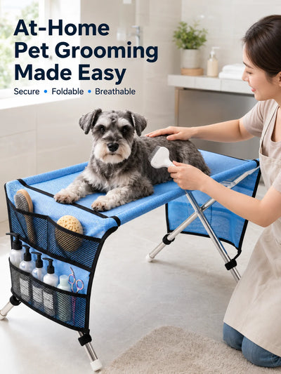 Table de Toilettage Portable Petit Chien et Chat