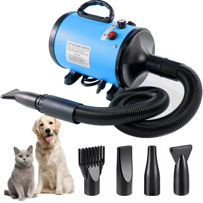 Souffleur de Toilettage Sèche-Poil 100 m/s pour Grand Chien
