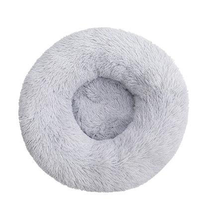 Panier Rond Donut Fibre Longue pour Chien 40 à 110 cm