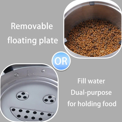 Gamelle Flottante Inox Anti-Éclaboussures Gros Chien