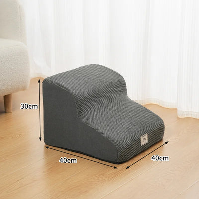 Escalier pour Chien Velours Mousse 2-3 Marches Petit Chien