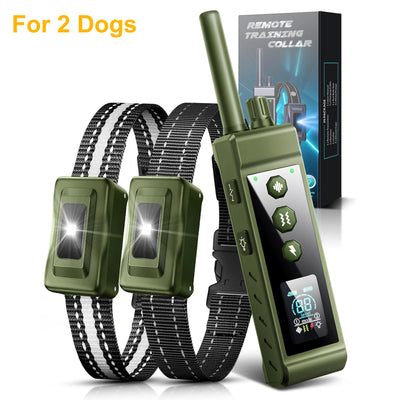Collier Dressage 1000m 2 Chiens Lampe LED