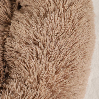 Lit Rond pour Grand Chien Forme Patte d'Ours 110 cm
