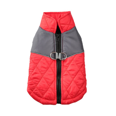 Manteau Matelassé Zippé Réfléchissant Grande Taille Chien