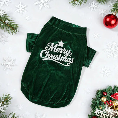Sweat-Shirt de Noël Velours pour Chien