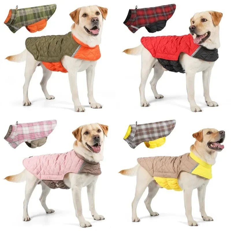 Manteau Imperméable Réfléchissant Hiver pour Gros Chien
