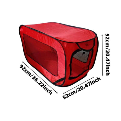 Caisse Pliable pour Chien Coffre de Voiture 92 cm