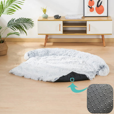 Canapé Apaisant Peluche Protège-Canapé Antidérapant pour Chien