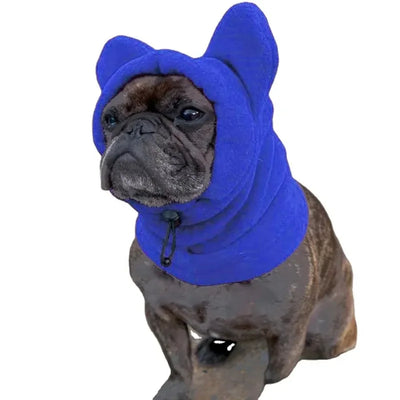 Ensemble Cagoule et Cache-Oreilles Chien Noir
