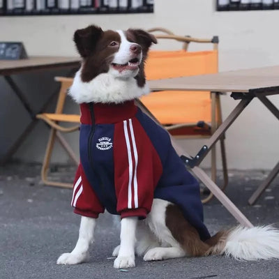 Manteau Polaire Zippé Chaud pour Grand Chien
