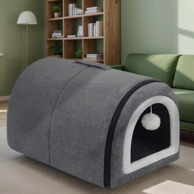 Niche d'Intérieur Chauffante USB pour Petit Chien et Chat