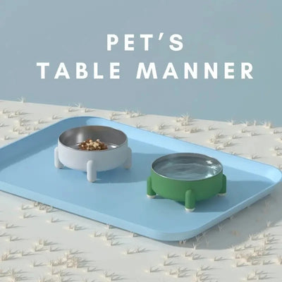 Gamelle Surélevée Inox sur Pieds 17 cm Petit Chien