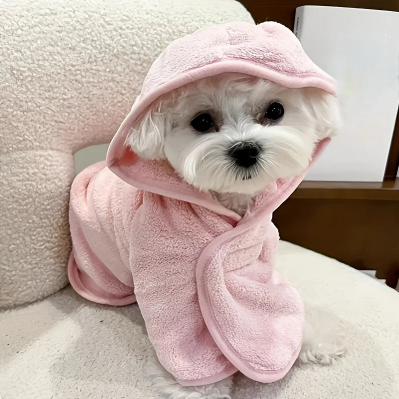 Peignoir Douillet Enveloppant pour Chien