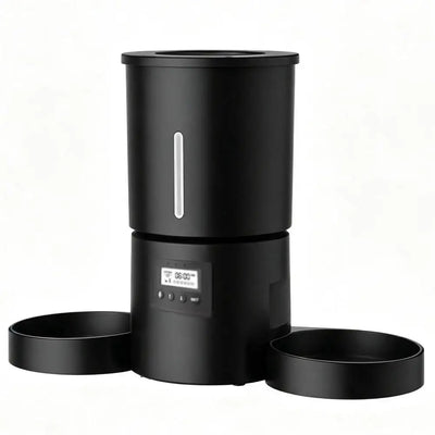 Distributeur de Croquettes Chien Programmable 4,2 L Double Bol