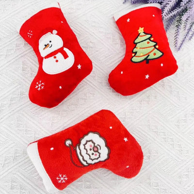 Jouet de Noel Peluche Couineur Chien