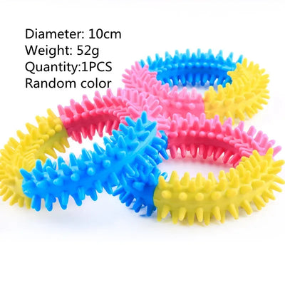 Jouet à Mâcher Chiot Dentition Caoutchouc 12 Formes