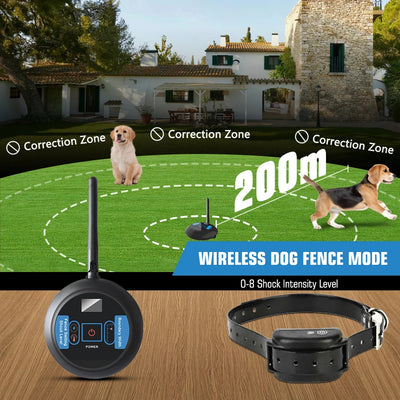 Clôture Sans Fil Rechargeable Gros Chien