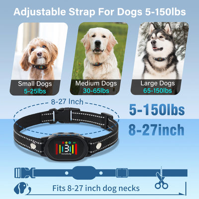 Collier Anti-Aboiement Réglable Gros Chien