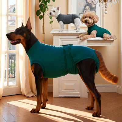 Combinaison Post-Opératoire Chien Alternative Collerette Jusqu'au 5XL