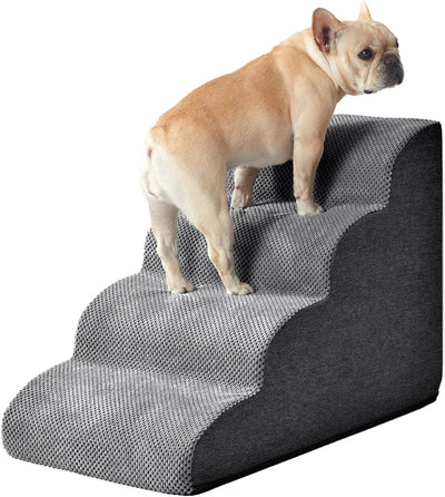 Escalier pour Chien Mousse Haute Densité Pente Douce Lit Haut