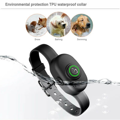 Collier Dressage Étanche Anti-Aboiement Gros Chien