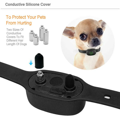 Collier Dressage Étanche Anti-Aboiement Gros Chien