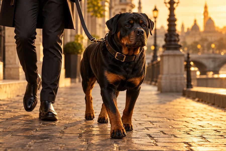 En balade : Colliers, laisses et harnais qui tiennent un chien de 50 kg sans vous arracher le bras.