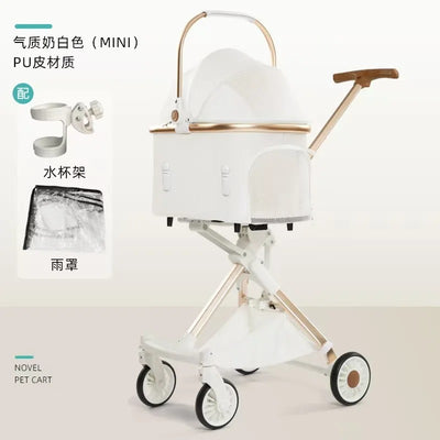 Poussette pour chien de luxe