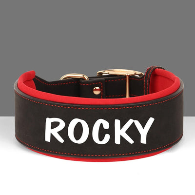 Collier Cuir Personnalisé Renforcé Gros Chien - Gros-Chien.com