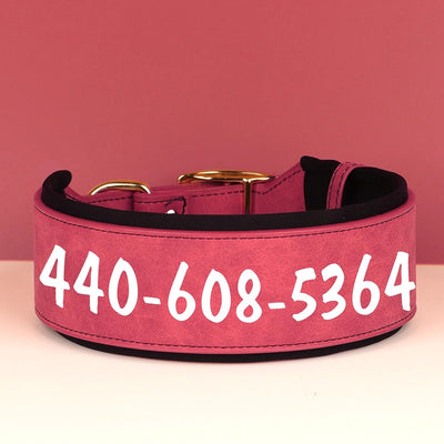 Collier Cuir Personnalisé Renforcé Gros Chien - Gros-Chien.com
