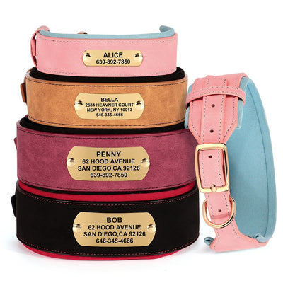 Collier Cuir Personnalisé Renforcé Gros Chien - Gros-Chien.com