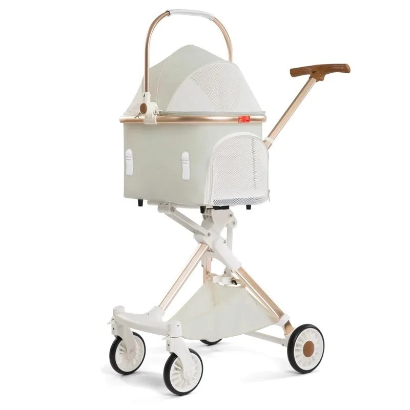 Poussette pour chien de luxe