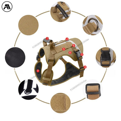 Harnais réfléchissant pour chien