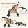 Poussette pour 2 chiens