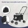Poussette pour chien double