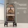 Poussette pour 2 chiens