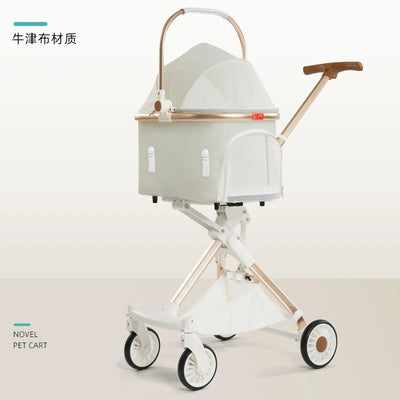 Poussette pour chien de luxe