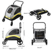 Poussette pour chien 4 roues