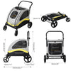 Poussette pour chien 4 roues