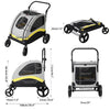 Poussette pour chien 4 roues